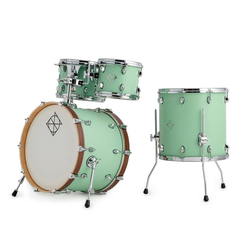 Dixon PODCSTH420-04-NM Cornerstone Series Select 10/12/16/20" Zack Grooves 420 Drum Kit Set in Neo Mint Satin